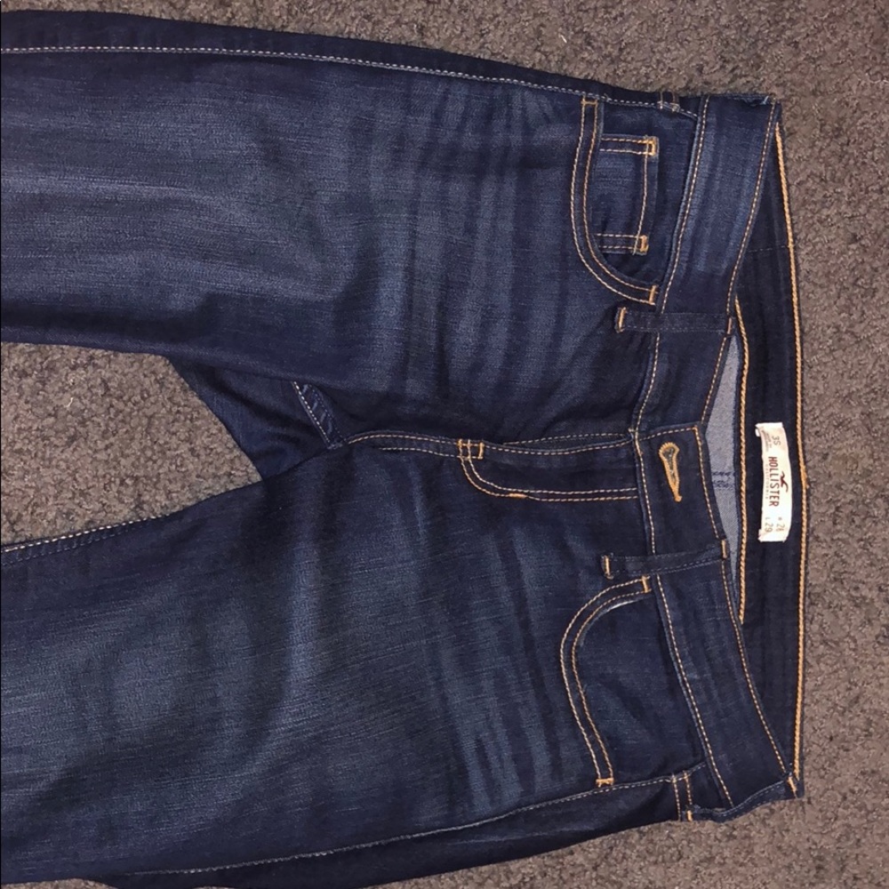 Dark blue hollister jeans